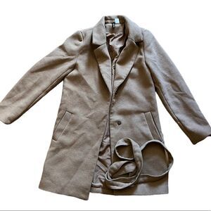 H&M Womens Tan Pea Coat